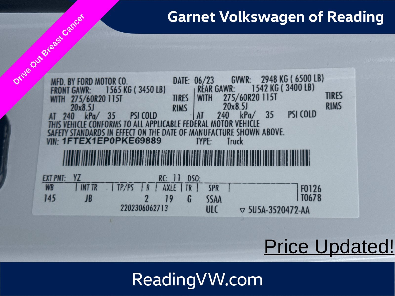 Used 2023 Ford F150 XL w/ STX Appearance Package AWD/4WD image 30
