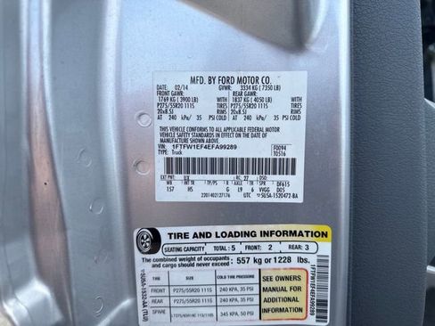 Used 2014 Ford F150 Lariat w/ Equipment Group 502A Luxury AWD/4WD image 23