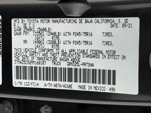 Used 2021 Toyota Tacoma SR5 RWD image 24