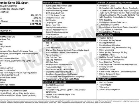 Used 2026 Hyundai Kona SEL Sport FWD image 21