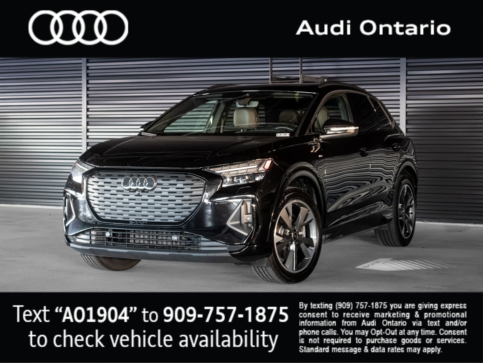 Used 2023 Audi Q4 e-tron Prestige w/ Black Optic Package AWD/4WD image 1