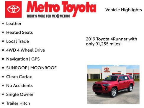 Certified 2019 Toyota 4Runner SR5 Premium AWD/4WD image 8