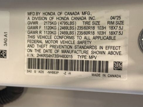 Used 2025 Honda CR-V EX-L image 12