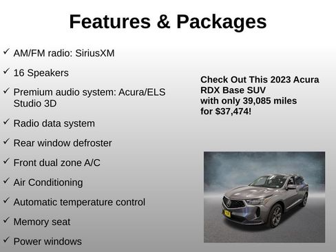 Used 2023 Acura RDX AWD w/ Advance Package image 8