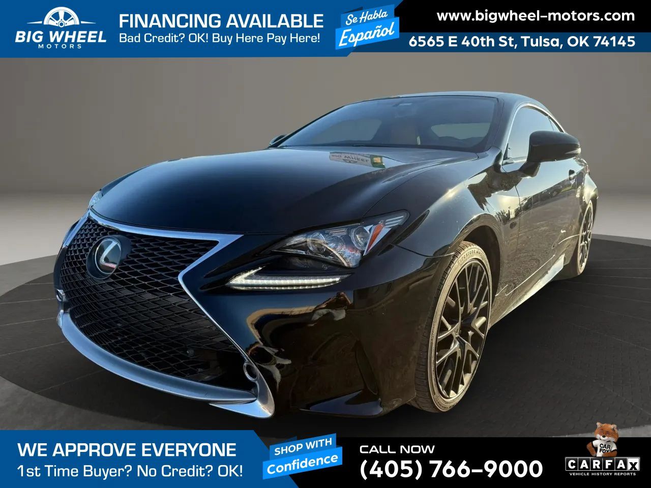 Used 2015 Lexus RC 350 AWD w/ Navigation System Package image 1