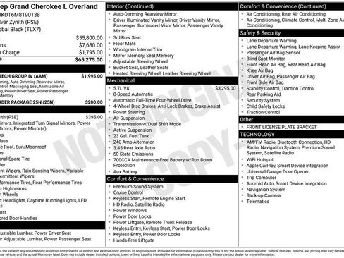 Used 2021 Jeep Grand Cherokee L Overland w/ Luxury Tech Group IV image 5