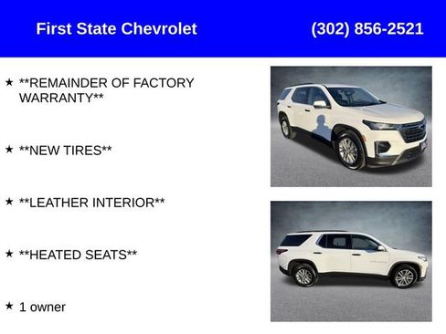 Used 2023 Chevrolet Traverse LT image 2