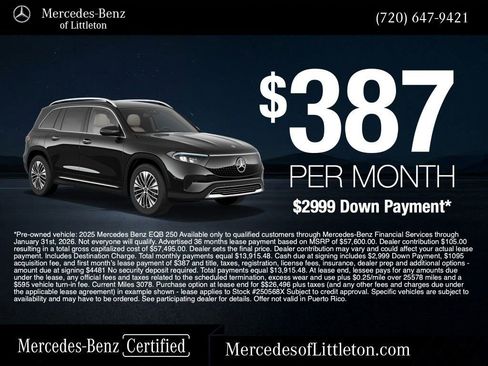 Certified 2025 Mercedes-Benz EQB 250+ 250+ image 3