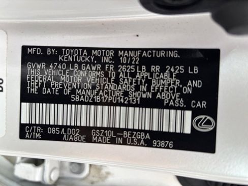 Used 2023 Lexus ES 350 w/ Premium Package image 34