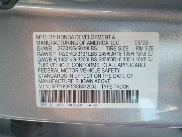Used 2025 Honda Ridgeline RTL image 31