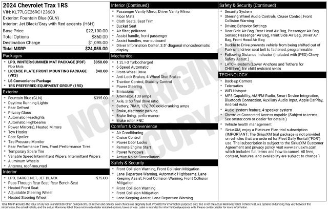 Certified 2024 Chevrolet Trax RS FWD image 5