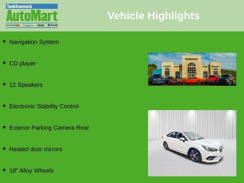 Used 2019 Subaru Legacy 2.5i Limited w/ Popular Package #2A image 6