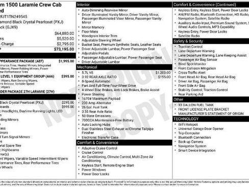 Used 2026 RAM 1500 Laramie w/ Sport Appearance Package AWD/4WD image 8