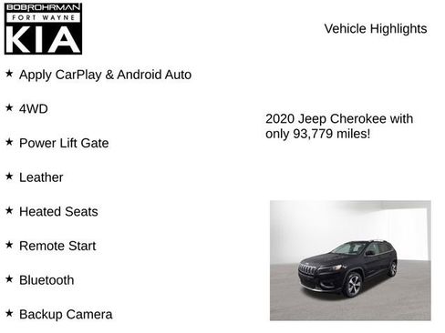 Used 2020 Jeep Cherokee Limited w/ Luxury Group AWD/4WD image 8