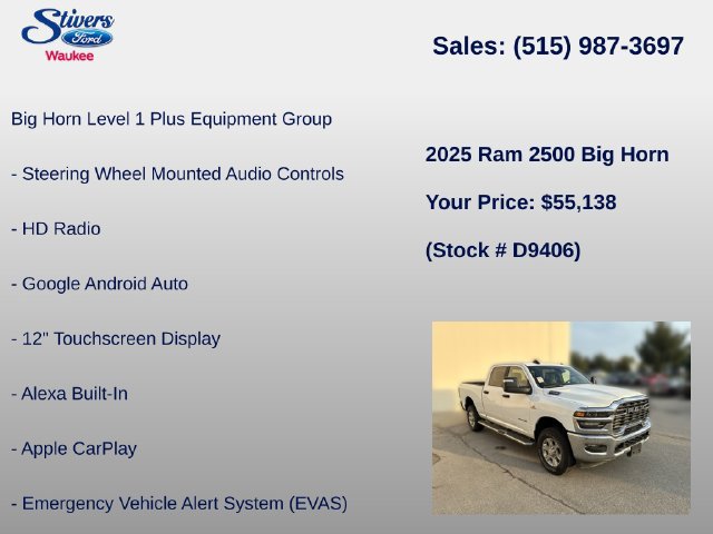 Used 2025 RAM 2500 Big Horn AWD/4WD image 29