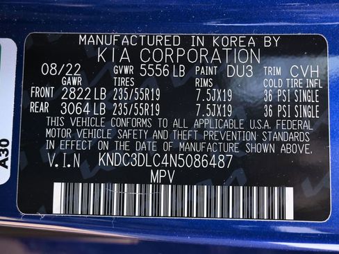 Used 2022 Kia EV6 Wind image 45