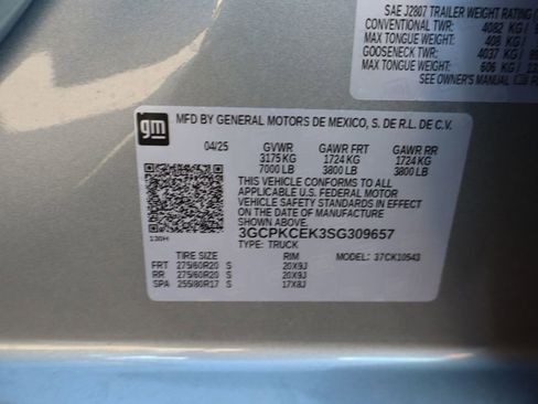 Used 2025 Chevrolet Silverado 1500 Custom Trail Boss w/ Dark Appearance Package image 48