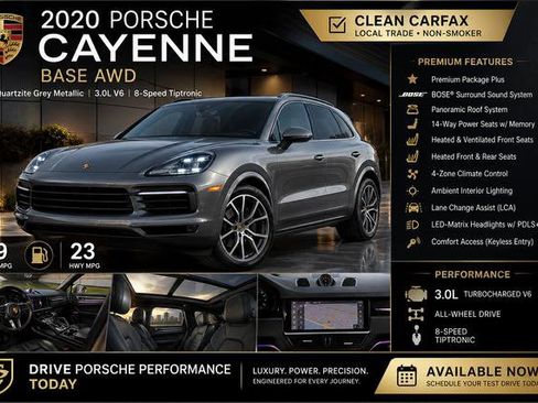 Used 2020 Porsche Cayenne AWD/4WD image 3