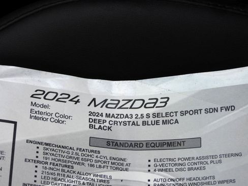 Used 2024 MAZDA MAZDA3 s FWD image 80