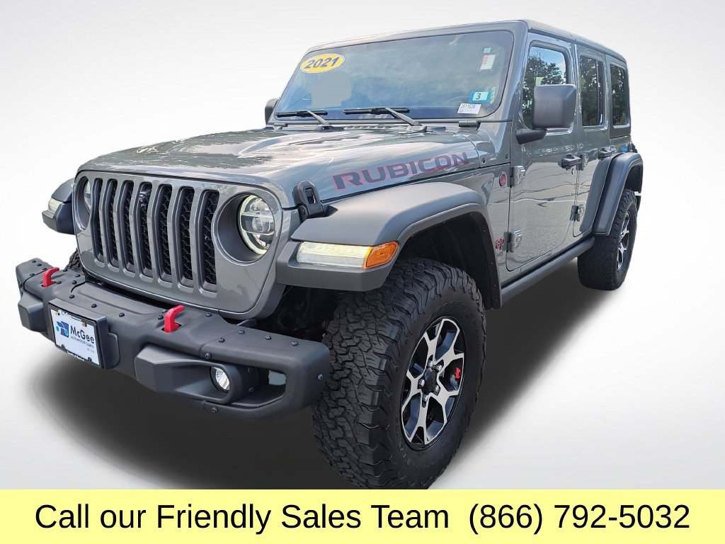 Used 2021 Jeep Wrangler Unlimited Rubicon w/ Dual Top Group AWD/4WD image 1