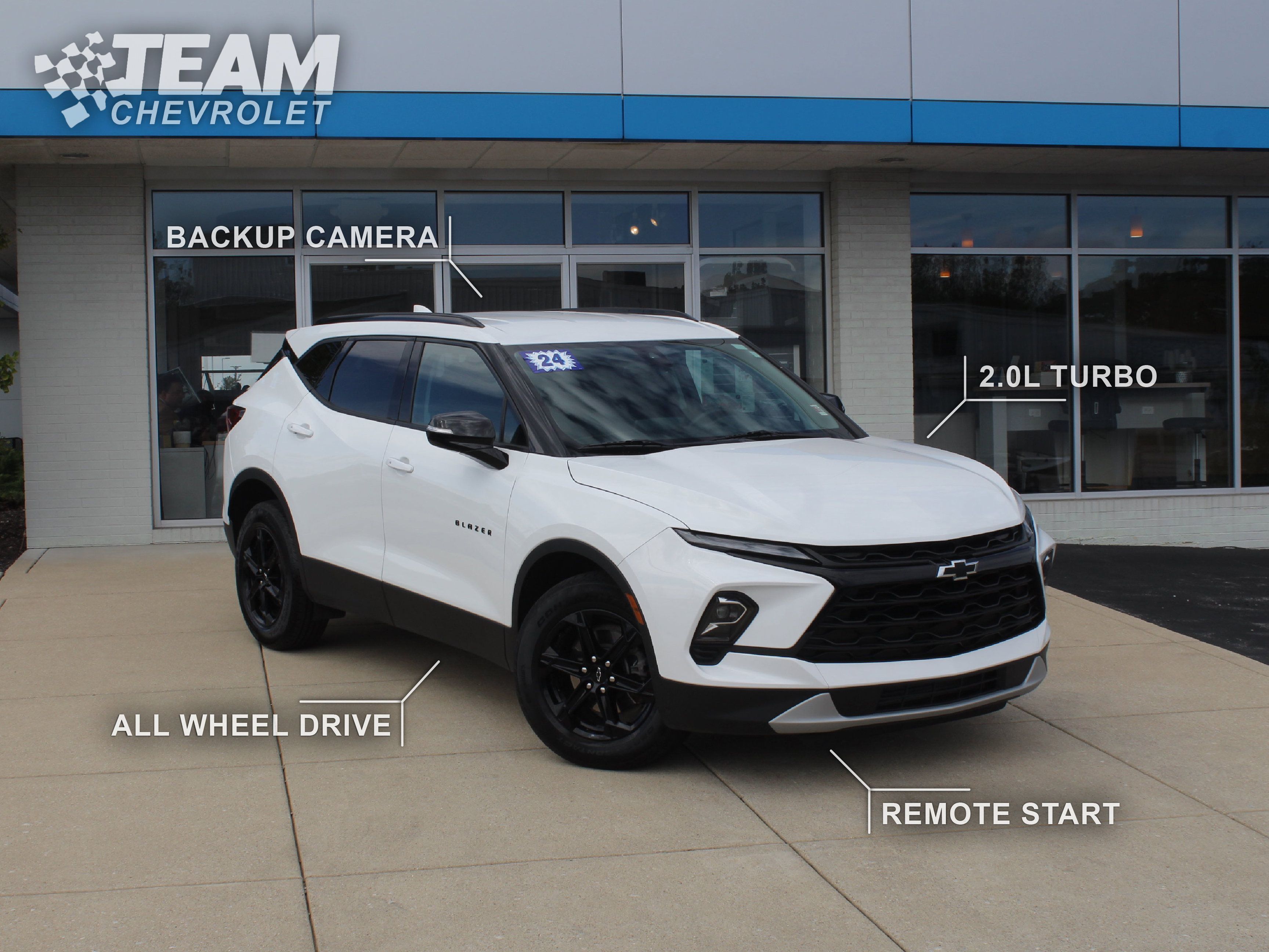 Certified 2024 Chevrolet Blazer LT w/ Midnight/Sport Edition AWD/4WD image 2