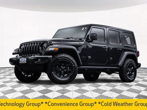 Used 2021 Jeep Wrangler Unlimited Willys image 2