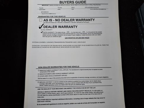 Used 2025 Toyota Tundra SR5 AWD/4WD image 38