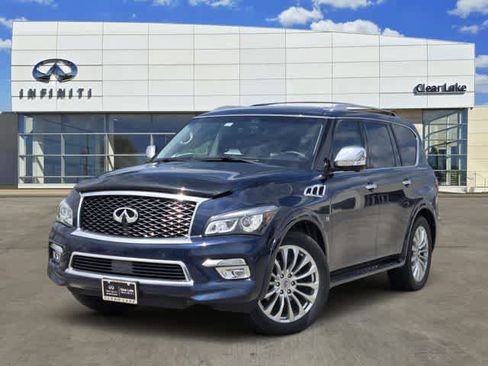 Used 2015 INFINITI QX80 4WD w/ Deluxe Technology Package image 1