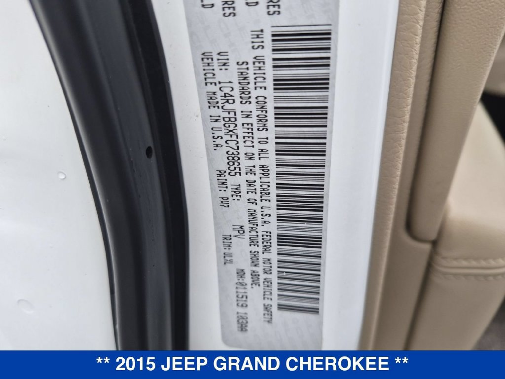 Used 2015 Jeep Grand Cherokee Limited AWD/4WD image 36