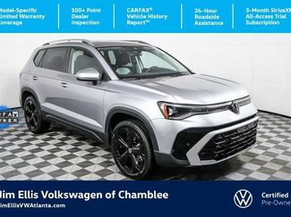 Certified 2025 Volkswagen Taos SEL w/ Black Wheel Plus Package video 1