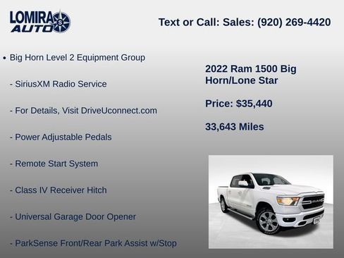 Used 2022 RAM 1500 Big Horn AWD/4WD image 39