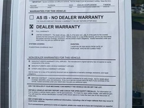 Certified 2023 Hyundai Tucson SEL AWD/4WD image 31