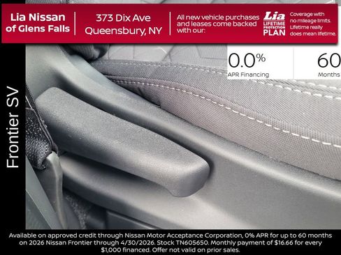 New 2026 Nissan Frontier SV w/ Tow Package image 33