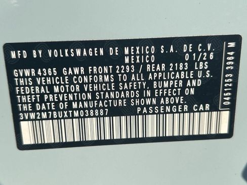 New 2026 Volkswagen Jetta GLI Autobahn FWD image 19