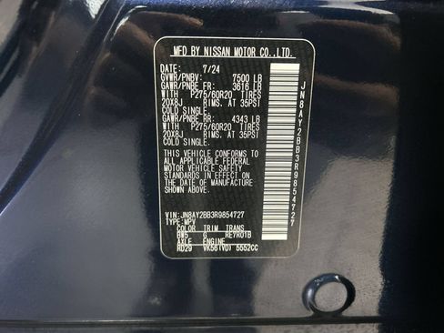 Certified 2024 Nissan Armada SL w/ Captain's Chairs Package AWD/4WD image 47