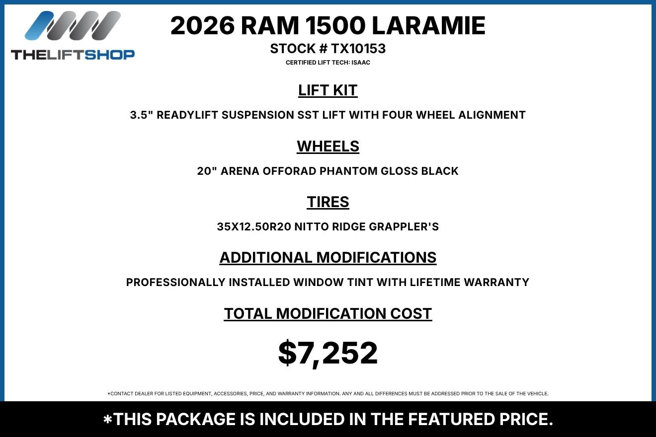 Used 2026 RAM 1500 Laramie AWD/4WD image 2