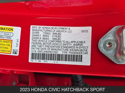 Used 2023 Honda Civic Sport image 24