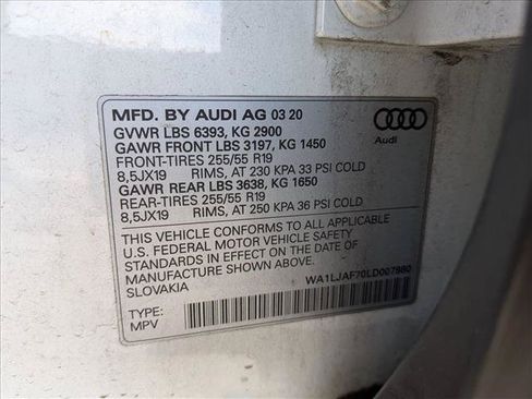 Used 2020 Audi Q7 2.0T Premium Plus w/ Premium Plus Package AWD/4WD image 15