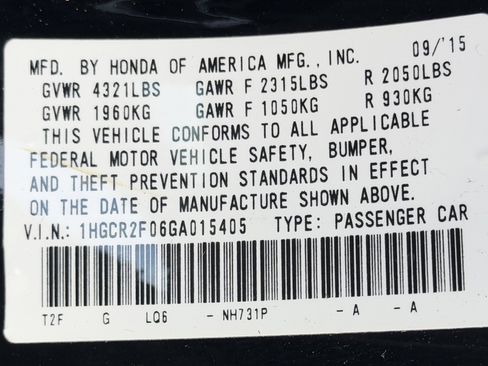Used 2016 Honda Accord EX image 32