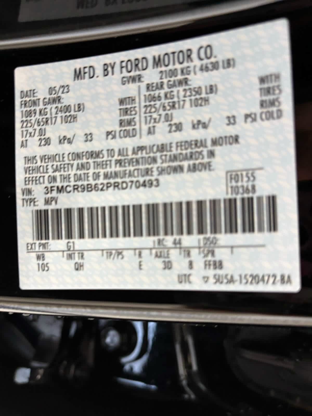 Certified 2023 Ford Bronco Sport Big Bend AWD/4WD image 15