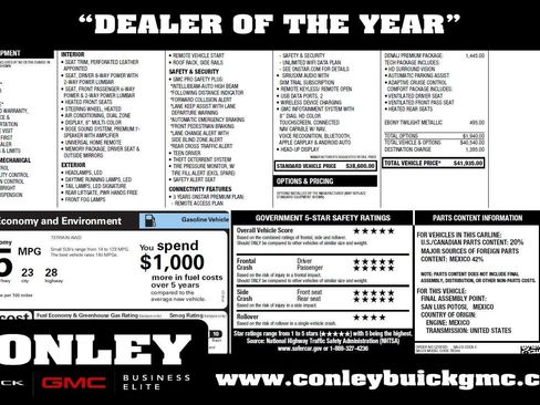 Used 2024 GMC Terrain Denali w/ Denali Premium Package AWD/4WD image 1