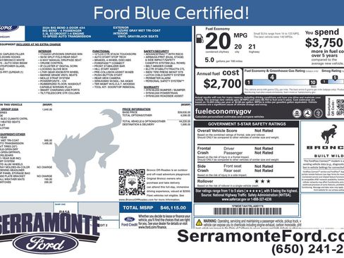 Used 2024 Ford Bronco Big Bend AWD/4WD image 18
