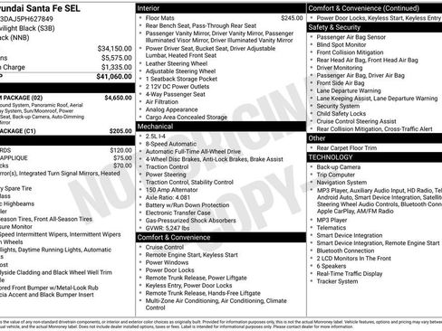Used 2023 Hyundai Santa Fe SEL w/ Premium Package AWD/4WD image 5