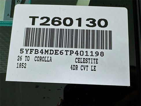 New 2026 Toyota Corolla LE image 18