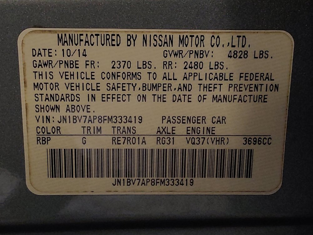 Used 2015 INFINITI Q50 Premium w/ Deluxe Touring Package RWD image 33