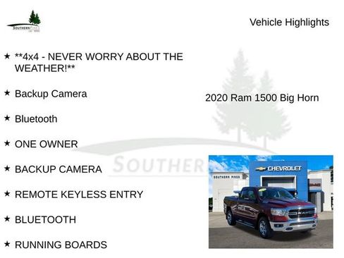 Used 2020 RAM 1500 Big Horn AWD/4WD image 9