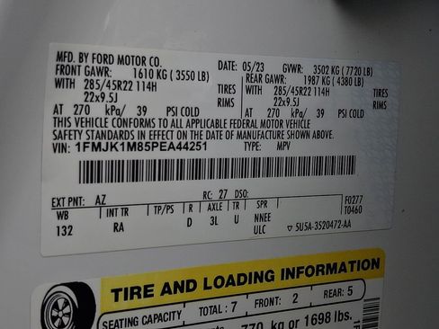 Certified 2023 Ford Expedition Max Platinum image 29