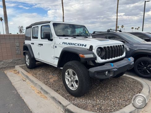 Used 2024 Jeep Wrangler Unlimited Rubicon 4xe w/ Technology Group AWD/4WD image 2