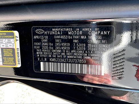Used 2018 Hyundai Tucson Value w/ Cargo Package FWD image 31