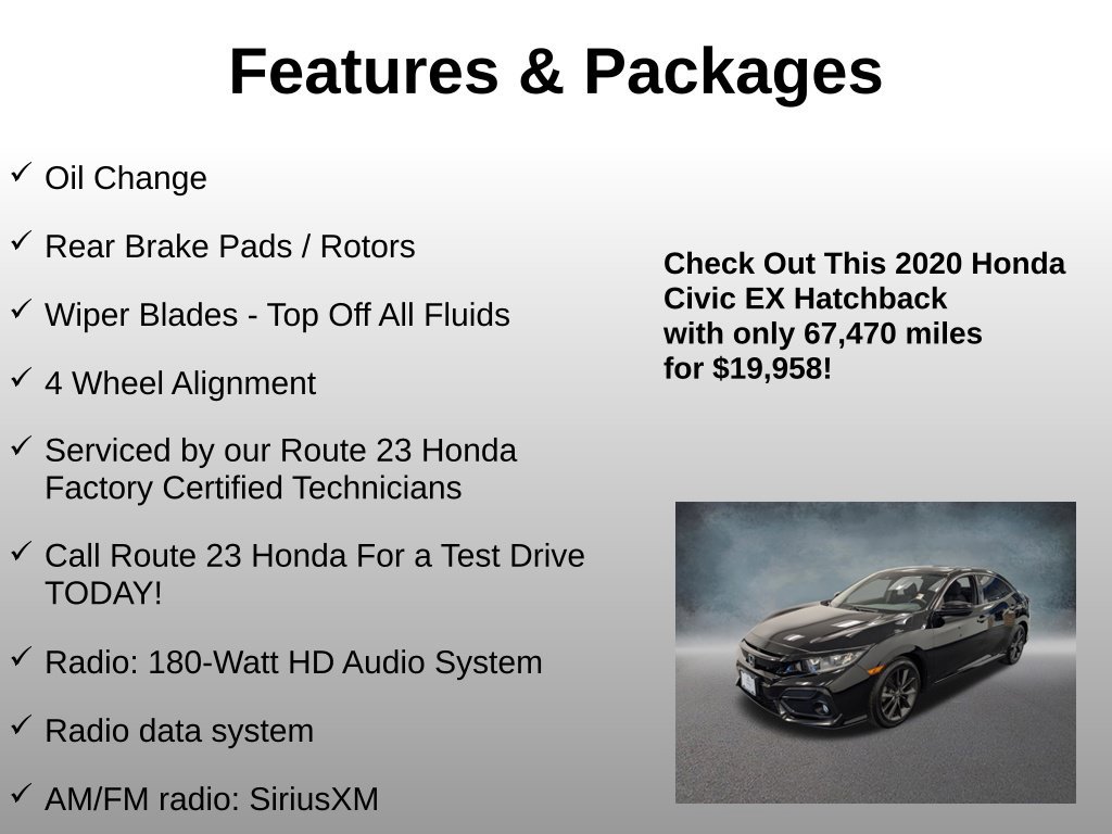 Certified 2020 Honda Civic EX image 4